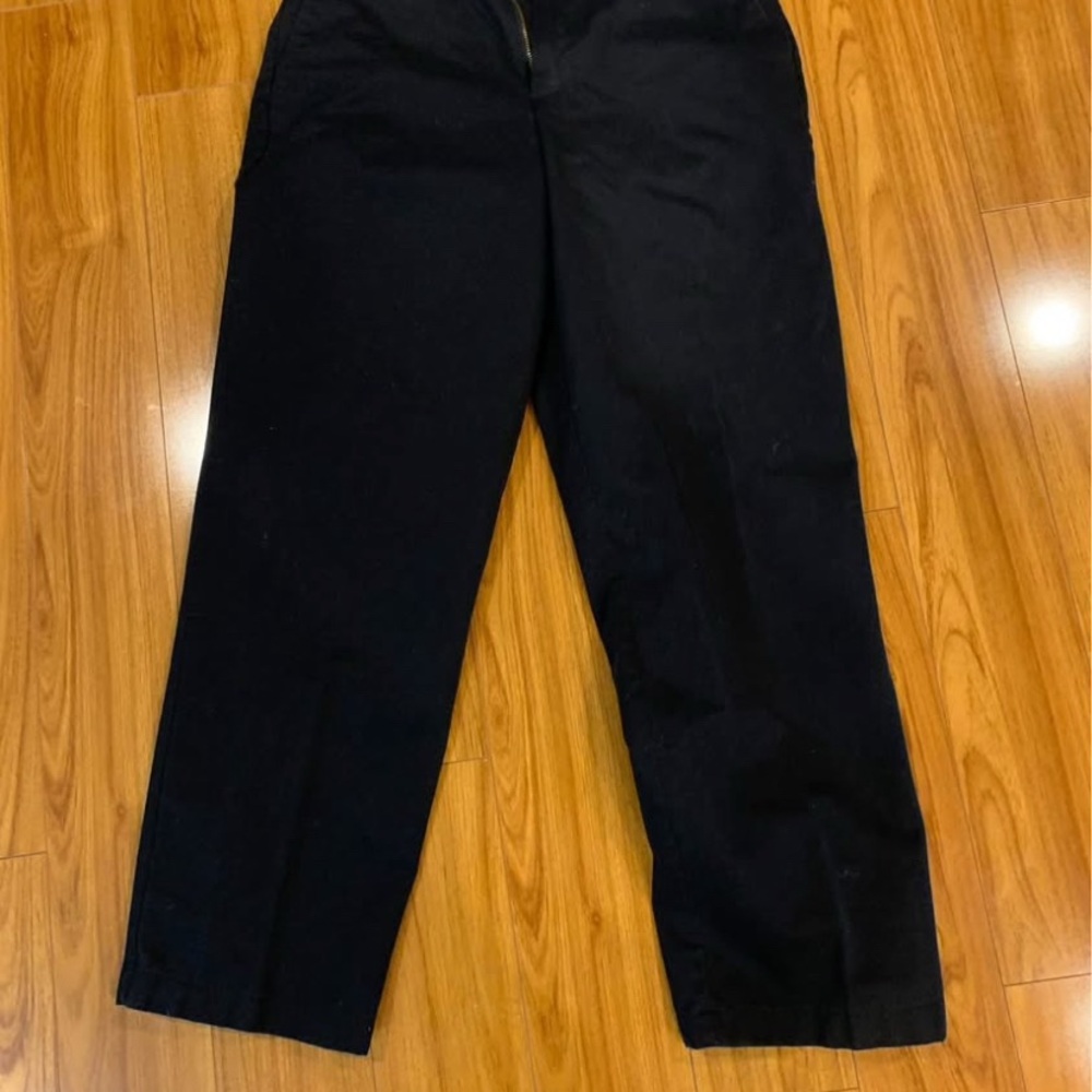 Dockers Black Dress Pants Straight-Leg Classic